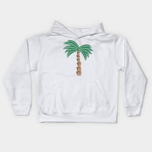 abstract palm tree Kids Hoodie